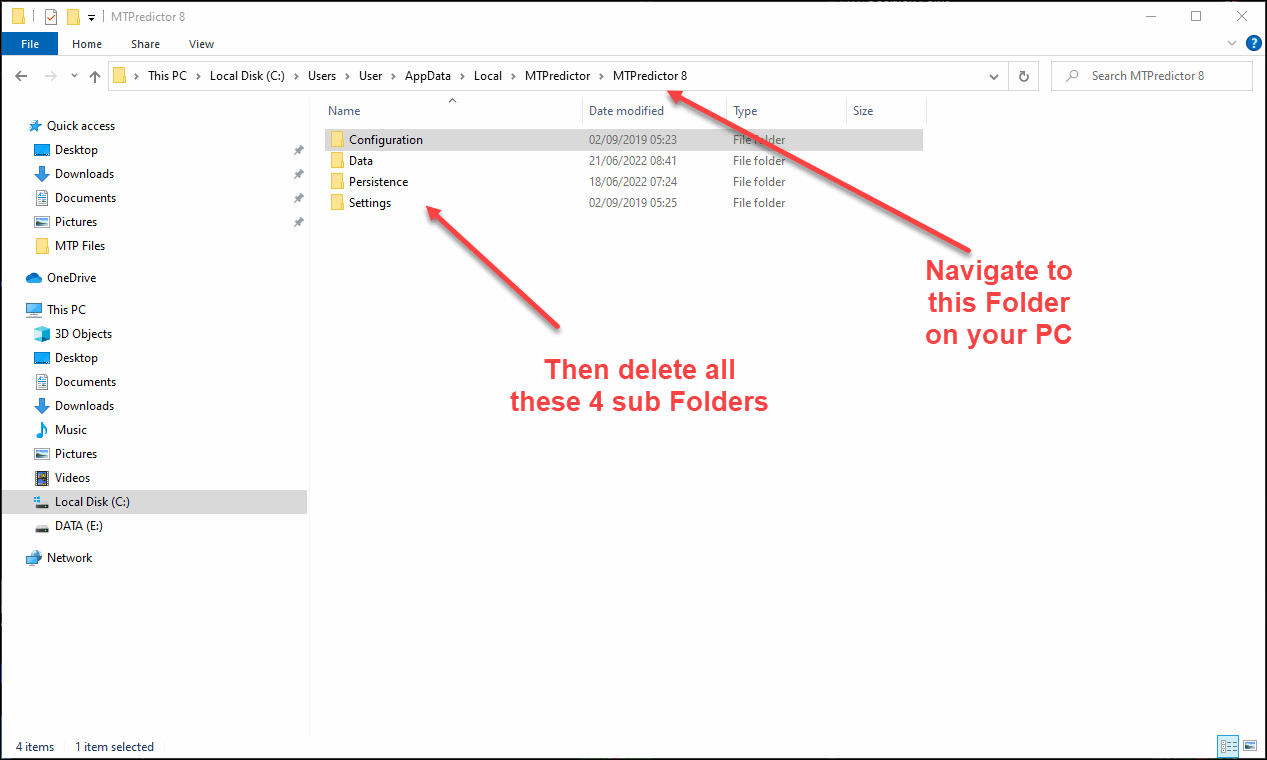 unexpected exception